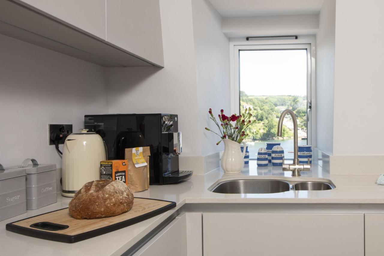 Fowey Penthouse, Fowey Apartment Exterior foto