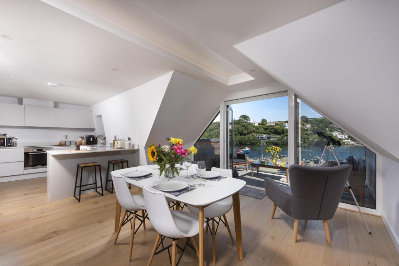 Fowey Penthouse, Fowey Apartment Exterior foto